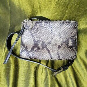 Rebecca Minkoff faux snakeskin belt bag